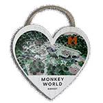 MONKEY LIFE WALL ART HEART